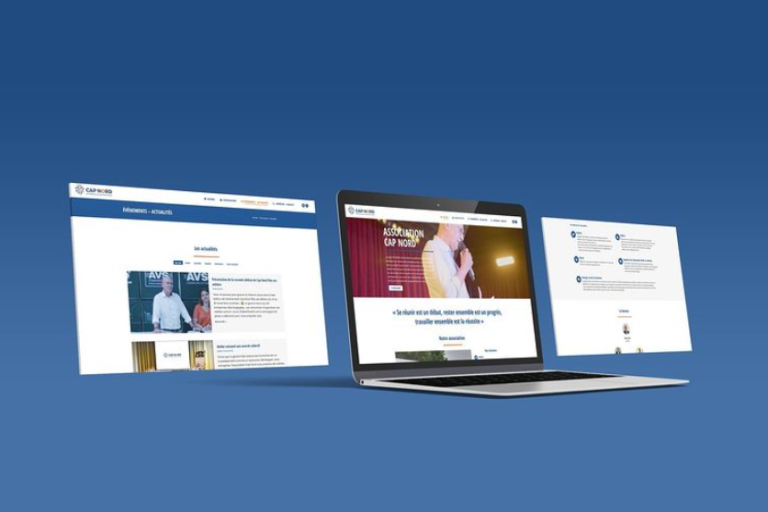 Image d’une refonte web – Association Cap Nord Image d'une refonte web - Association Cap Nord- Planet Bourgogne