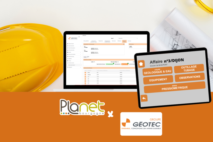 Projet Géotec – Client à l’honneur – PLANET Bourgogne Image du projet Géotec - Client à l'honneur - PLANET Bourgogne