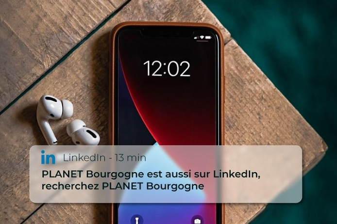 Image présence sur LinkedIn Image présence sur LinkedIn - Planet Bourgogne