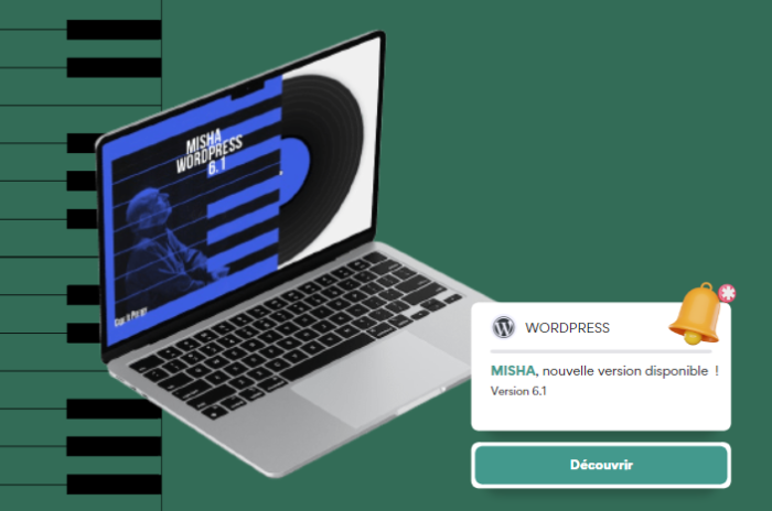 MISHA – Nouvelle version 6.1 de WordPress – PLANET Bourgogne Image de MISHA - Nouvelle version 6.1 de Wordpress - PLANET Bourgogne