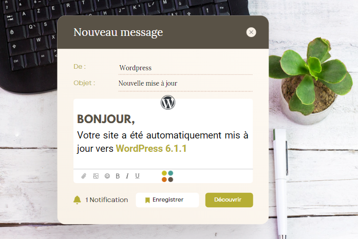 Mise à jour – WORDPRESS – PLANET Bourgogne Image de la mise à jour - WORDPRESS - PLANET Bourgogne