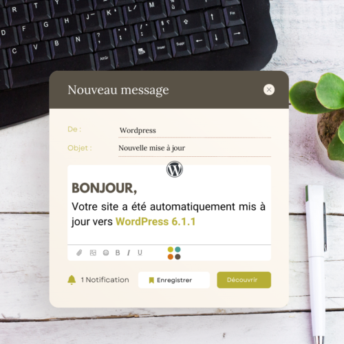 Image de la mise à jour - WORDPRESS - PLANET Bourgogne