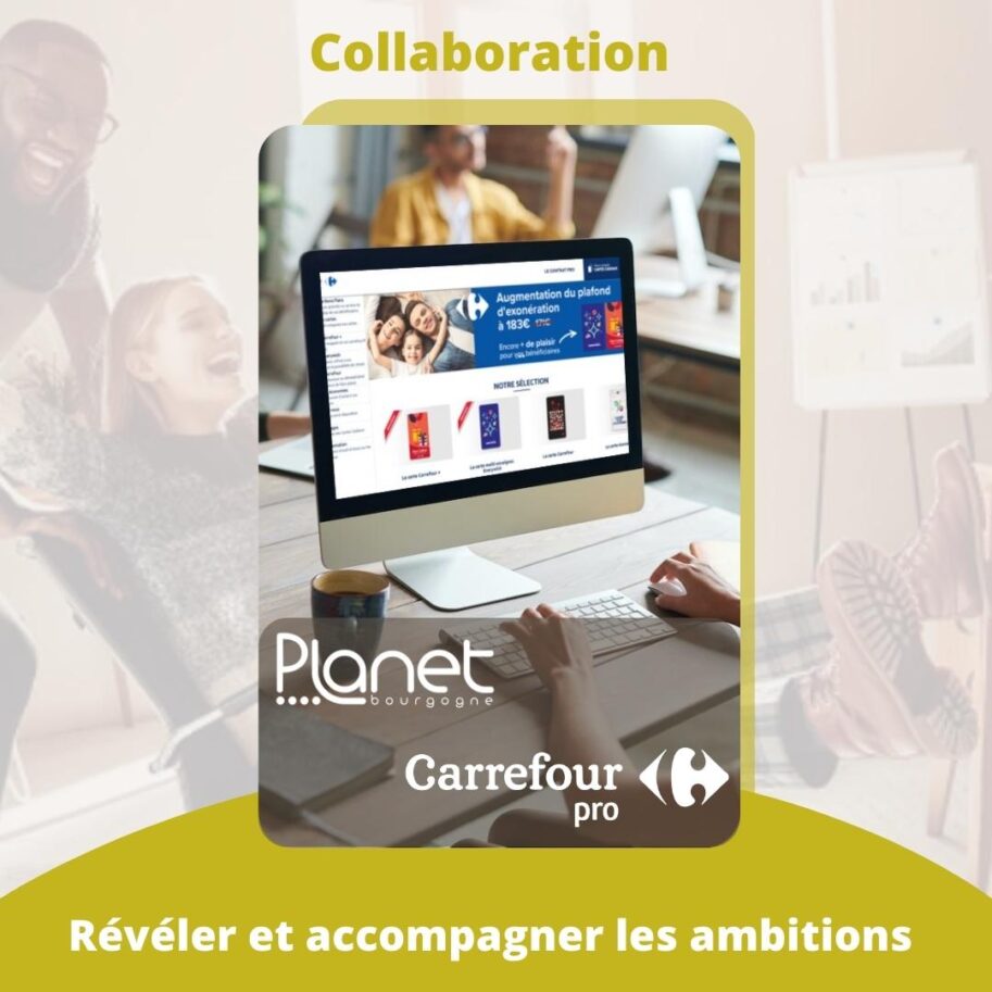 Image de la collaboration - Développement sur-mesure Carrefour Pro - PLANET B