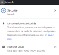 Image certificat SSL- PLANET B