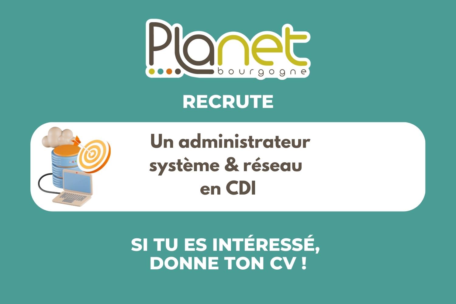 Bourgogne recrute un(e) administrateur/administratrice système