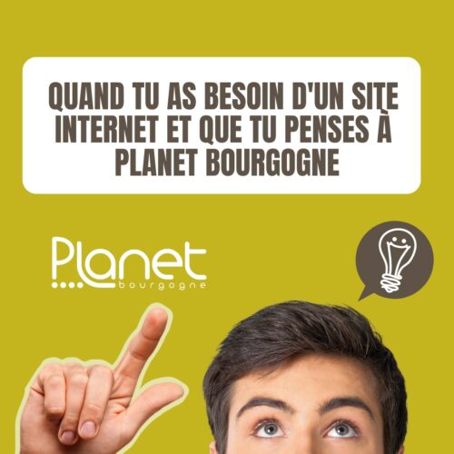 Image d'un besoin en informatique - site internet - PLANET B