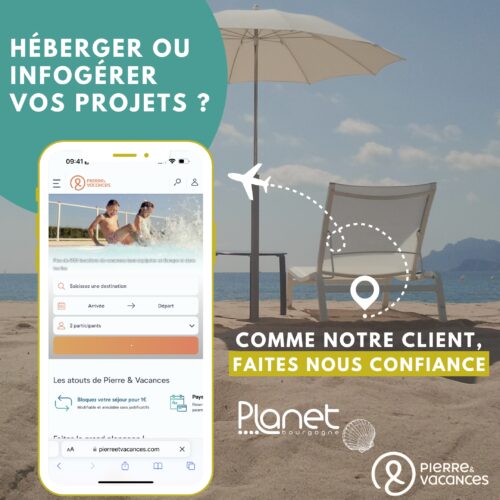 Image de besoins en infogérance ou en hébergement - Pierre & Vacances Center Parcs - PLANET B