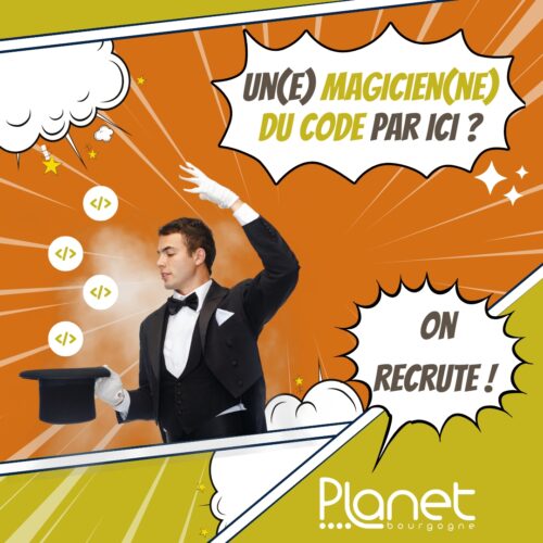 Image de recrutement - Développeur(euse) web - PLANET B