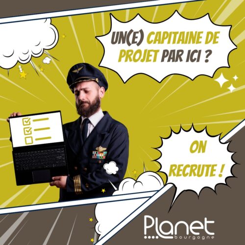 Image de recrutement - Chef(fe) de projet - PLANET B