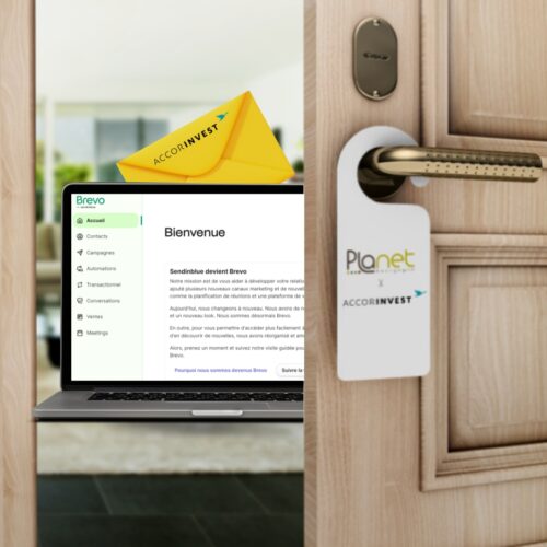 Image de l'accompagnement stratégie marketing AccorInvest - Brevo - PLANET B