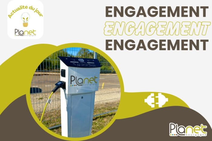Bornes électriques – Respect de l’environnement – PLANET B Image de bornes électriques - Respect de l'environnement - PLANET B