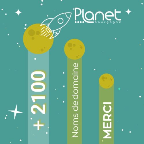 Image des 2100 noms de domaine - Noms de domaine - PLANET Bourgogne - PLANET B