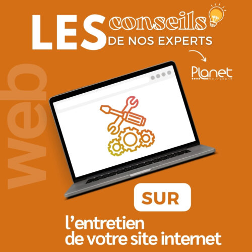 Image des conseils de nos experts - Entretien de votre site internet - PLANET B