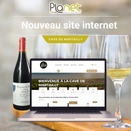 Image de la refonte du site internet de la Cave de Martailly-Lès-Brancion - PLANET B - PLANET Bourgogne