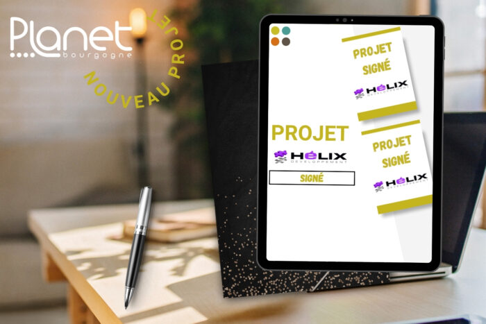 Projet signé – Hélix Développement – PLANET B – PLANET Bourgogne Image du projet signé - Hélix Développement - PLANET B - PLANET Bourgogne