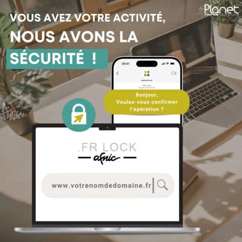 Image du service FR Lock - Sécurité supplémentaire - Service de l'afnic proposé par PLANET Bourgogne - PLANET B