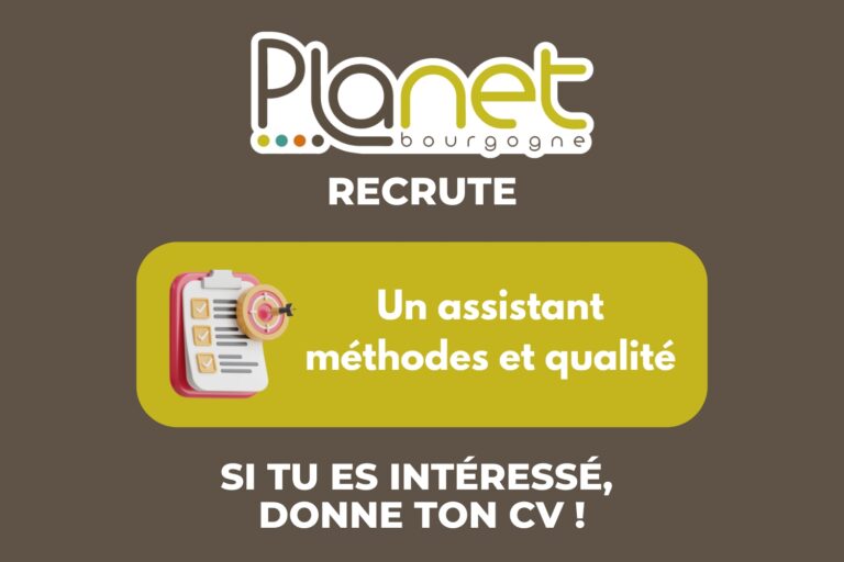 Recrutement de PLANET Bourgogne – Assistant Méthodes et qualité en alternance – PLANET B – PLANET Bourgogne Image du recrutement de PLANET Bourgogne - Assistant Méthodes et qualité en alternance - PLANET B - PLANET Bourgogne