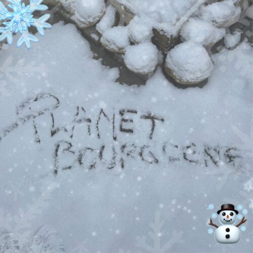 Image de la neige sur notre PLANET - PLANET B - PLANET Bourgogne