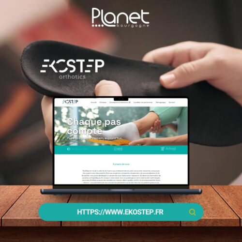 Image de la collaboration de PLANET x EkoStep - Site éditorial sur-mesure - PLANET B - PLANET Bourgogne