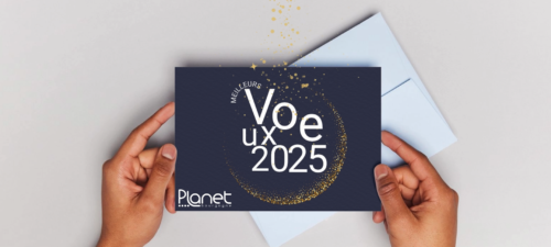 Image des meilleurs voeux 2025 - Bonne année 2025 - PLANET B - PLANET Bourgogne