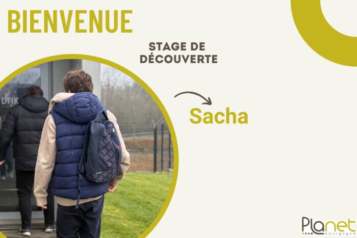Sacha – Stage de découverte – Stagiaire de PLANET Bourgogne – PLANET B – PLANET Bourgogne Image de Sacha - Stage de découverte - Stagiaire de PLANET Bourgogne - PLANET B - PLANET Bourgogne