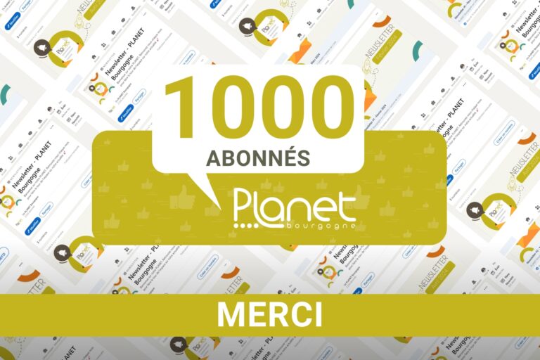1000 abonnés – Newsletter LinkedIn – PLANET B – PLANET Bourgogne Image des 1000 abonnés - Newsletter LinkedIn - PLANET B - PLANET Bourgogne
