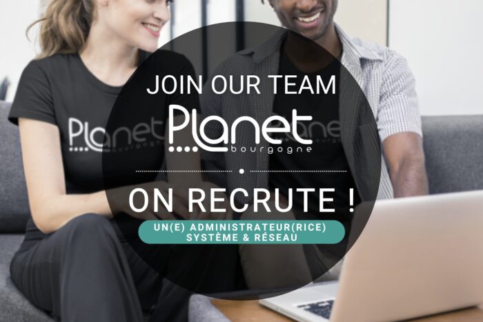 Offre d’emploi – administrateur(rice) système et réseau – Offre d’emploi en CDI – PLANET B – PLANET Bourgogne Image de l'offre d'emploi - administrateur(rice) système et réseau - Offre d'emploi en CDI - PLANET B - PLANET Bourgogne