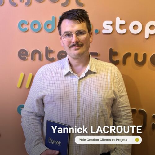 Image de notre nouvelle arrivée sur notre PLANET - Yannick LACROUTE- PLANET B - PLANET Bourgogne