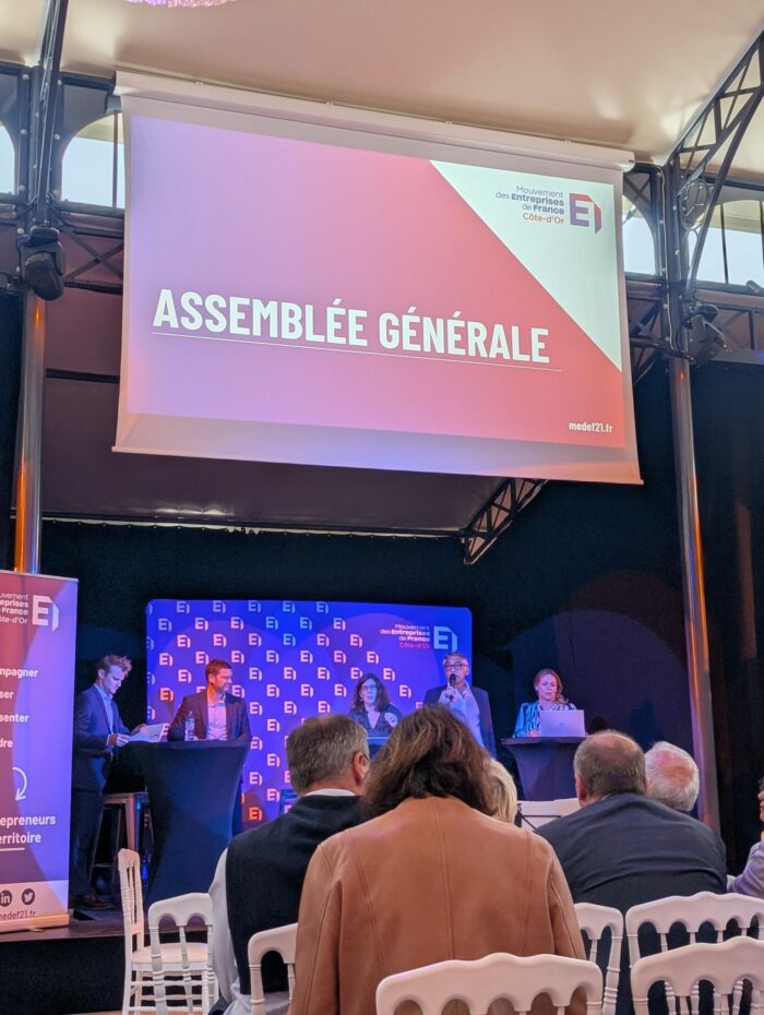 Image de l'assemblée générale du MEDEF - MEDEF 21 Mouvement des Entreprises de France en Côte-d’Or - PLANETB - PLANET Bourgogne