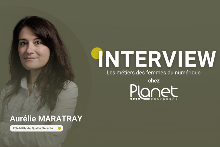 Interview de Aurélie MARATRAY – responsable AQL chez PLANET Bourgogne – Métiers des femmes du numérique – PLANET B – PLANET Bourgogne Image de l'interview de Aurélie MARATRAY - responsable AQL chez PLANET Bourgogne - Métiers des femmes du numérique - PLANET B - PLANET Bourgogne
