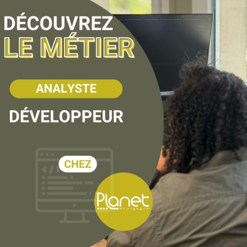 Image du métier analyste développeur - PLANET Bourgogne