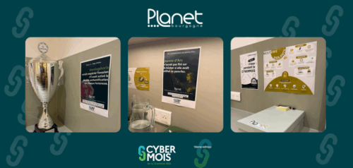Image du Cybermois 2025 - Campagne de sensibilisation - PLANET B - PLANET Bourgogne