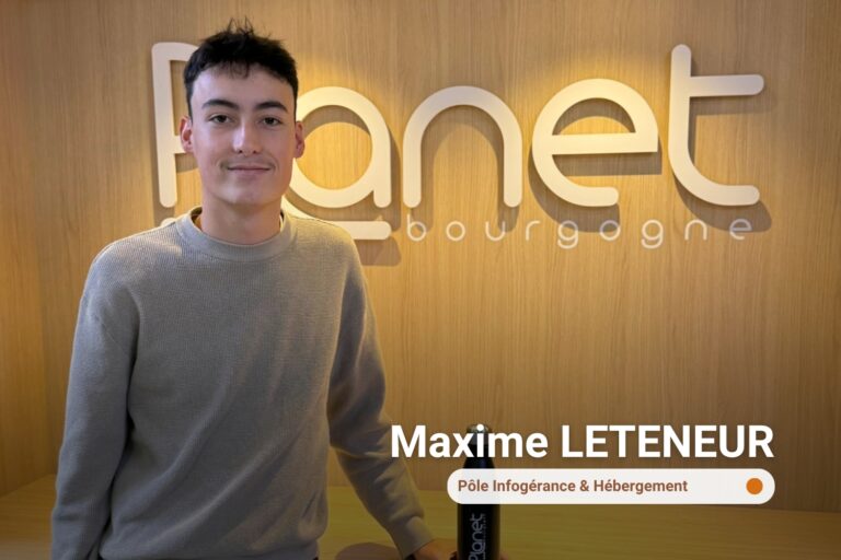 Notre nouvel expert – admin -administrateur système et réseau –  Maxime LETENEUR – PLANET B – PLANET Bourgogne Image de notre nouvel expert - admin -administrateur système et réseau - Maxime LETENEUR - PLANET B - PLANET Bourgogne