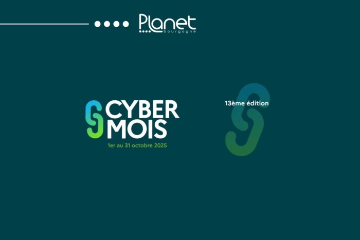 Image du Cybermois 2025 - Campagne de sensibilisation - PLANET B - PLANET Bourgogne