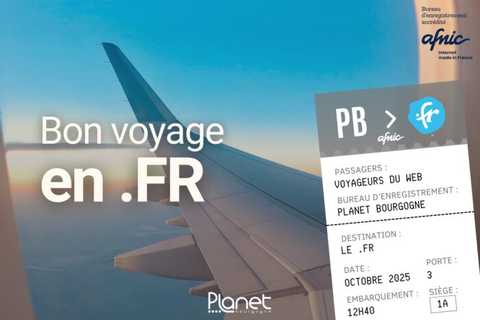 Nom de domaine en .fr – bureau d’enregistrement – PLANET B – PLANET Bourgogne Image de nom de domaine en .fr - bureau d'enregistrement - PLANET B - PLANET Bourgogne
