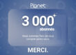 Image des 3000 abonnés sur LinkedIn - PLANETB- PLANET Bourgogne