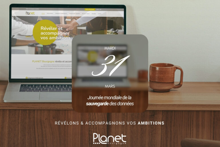 Image de la sauvegarde informatique - journée mondiale de la sauvegarde des données informatiques 2026 - PLANET B - PLANET Bourgogne