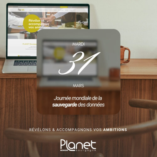Image de la sauvegarde informatique - journée mondiale de la sauvegarde des données informatiques 2026 - PLANET B - PLANET Bourgogne