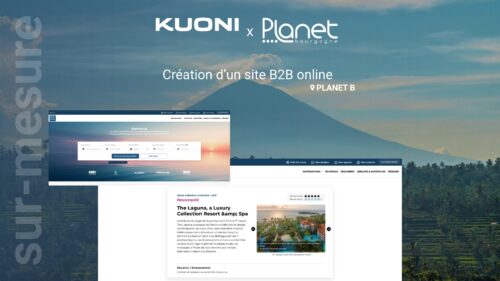 Image du site professionnel sur-mesure - Kuoni - Groupe Kuoni France - PLANET B - PLANET Bourgogne